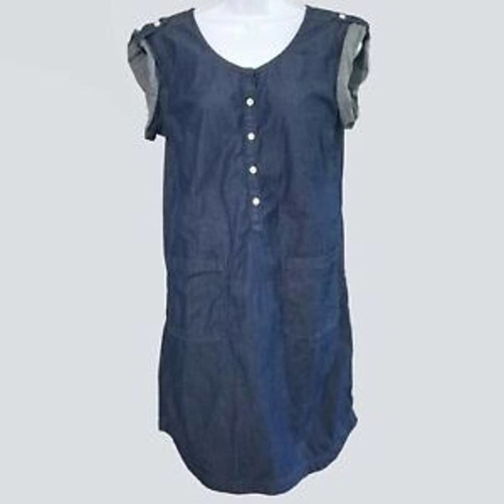 Gap 1969 Dark Blue Denim Dress M